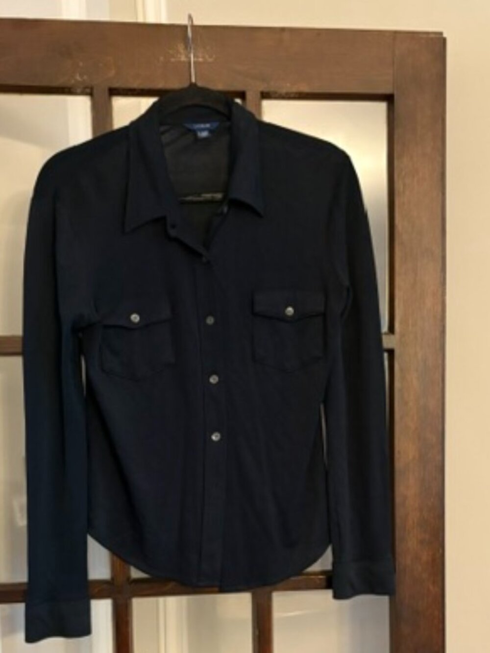 J.Crew Vintage Navy Blue Button Down Shirt, Size Small